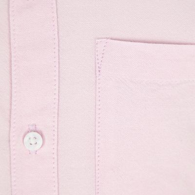 Boys pink casual Oxford shirt